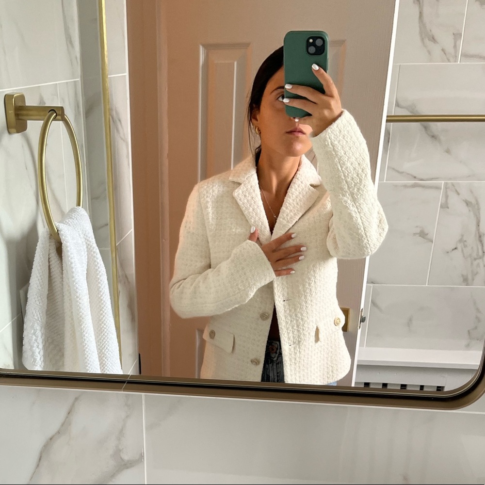 White blazer
